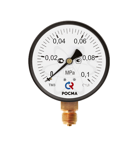 Манометр ТМ-310Р.00 (0....0,1 MPa) G1/4.кл.1,5