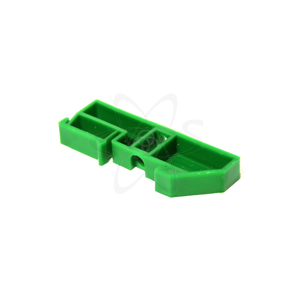 Изолятор на DIN-рейку зелёный