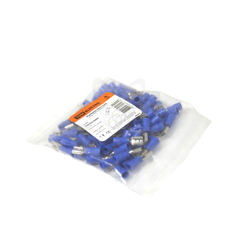 Разъем РпИм 2-5-0,8 плоский(мама) 100шт.