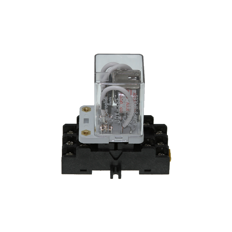Промежуточное реле JQX-38F 3Z DC 12V 40A с колодкой