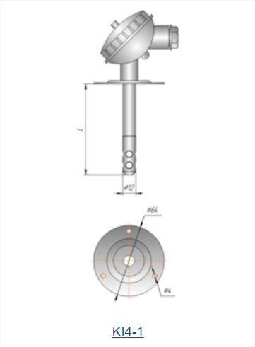 Датчик влажн. и температуры ДВТ-03.ТЭ.2.Kl4-1.100