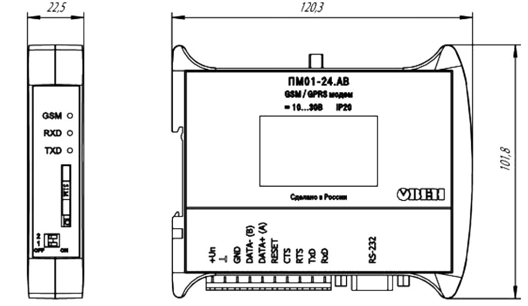 ПМ01-24.АВ - GSM/GPRS модем