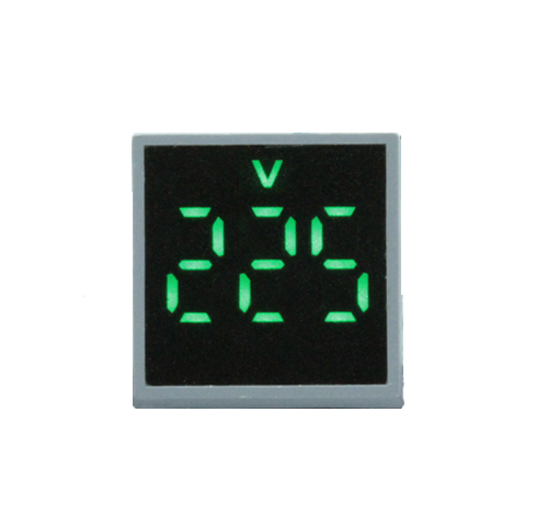Вольтметр мини ADV-22FDV(G) зеленый