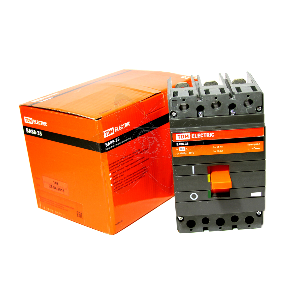 Авт. выключатель ВА88-35 3Р 200А 35кА