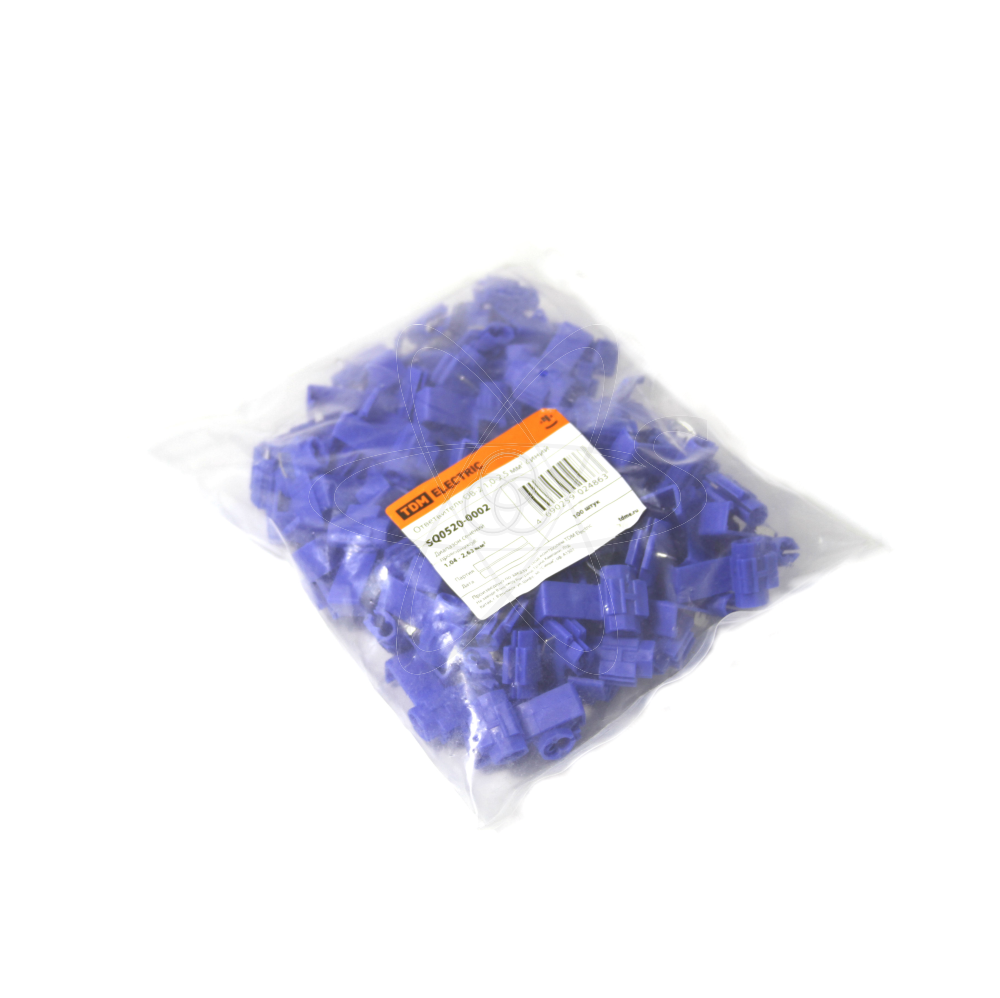 Ответвитель ОВ-2 1,0-2,5 мм2 синий(100шт.)