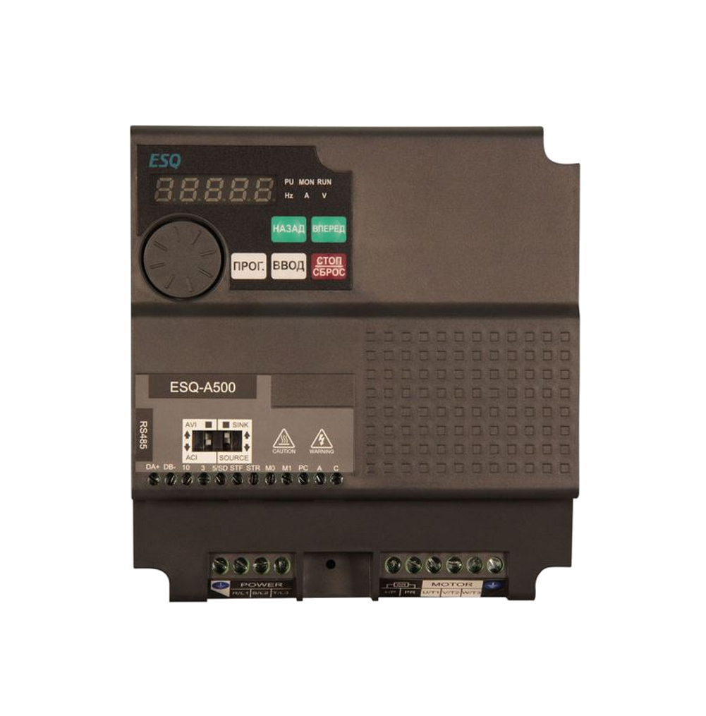 Частотный преобразователь ESQ-A500-021-1.5K  1.5кВт. IP20, 220-240В