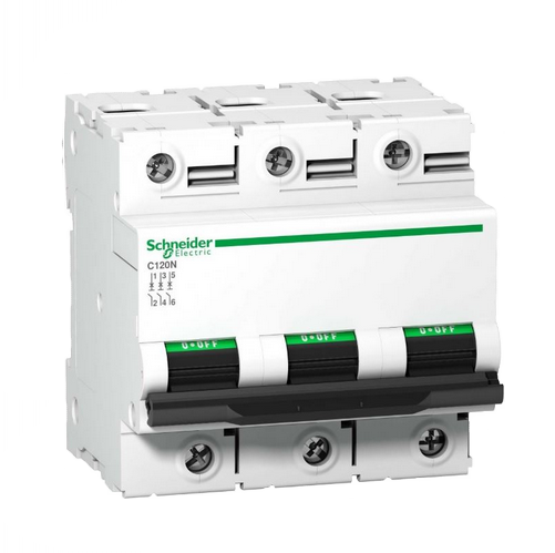 Автомат. выключатель SCHNEIDER Acti 9, 3п.100A хар-ка С