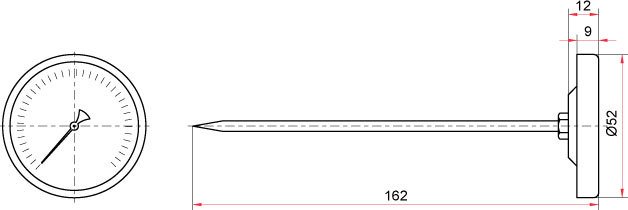 БТ-23.220(0...200С)L=150 игла