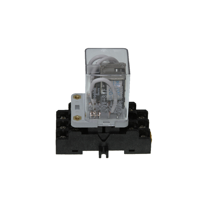 Промежуточное реле JQX-38F 3Z DC 24V 40A с колодкой