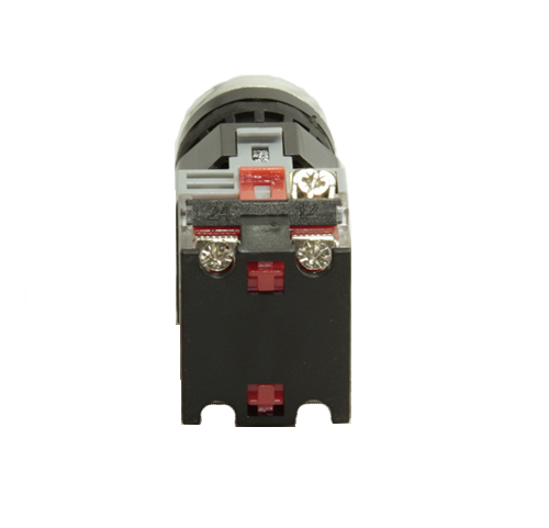 Кнопка SBS0-DY-11D с подсветкой красный  (R) 230В 1з+1р