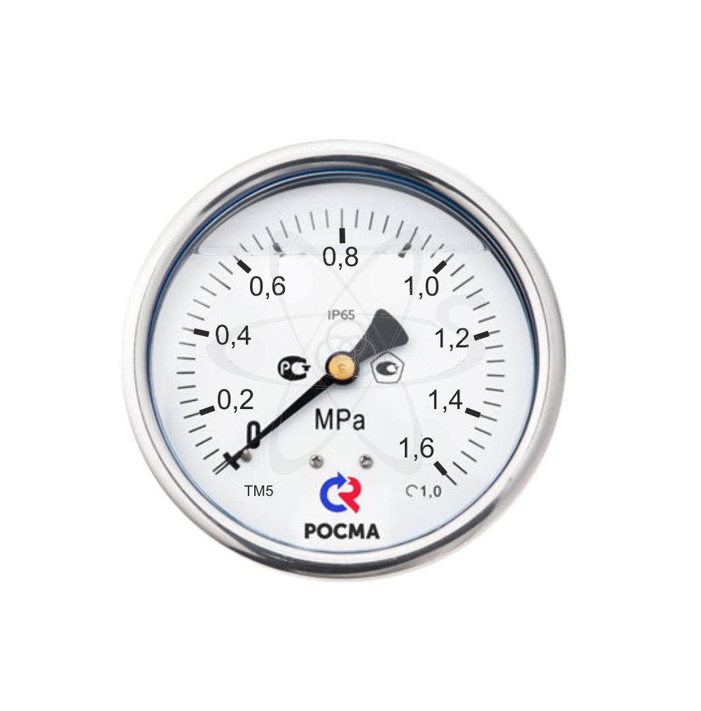 Манометр ТМ-520Т.00 (0...1,6 MPa) М20х1.5 кл1.0