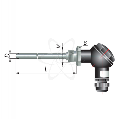 ДТС105-PT1000.В3.120(PT1000, L=120мм, d=8мм, -50+500С)