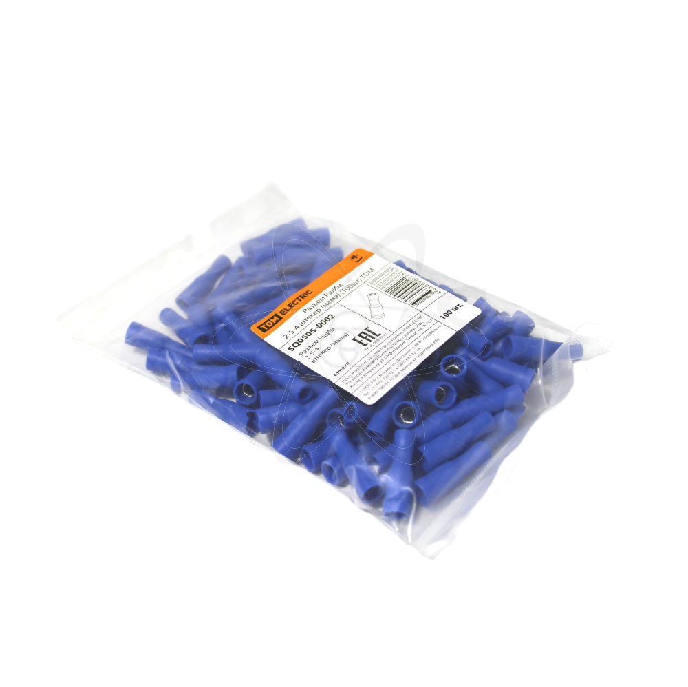 Разъем РшИм 2-5-4 штеккер(мама)  100шт.