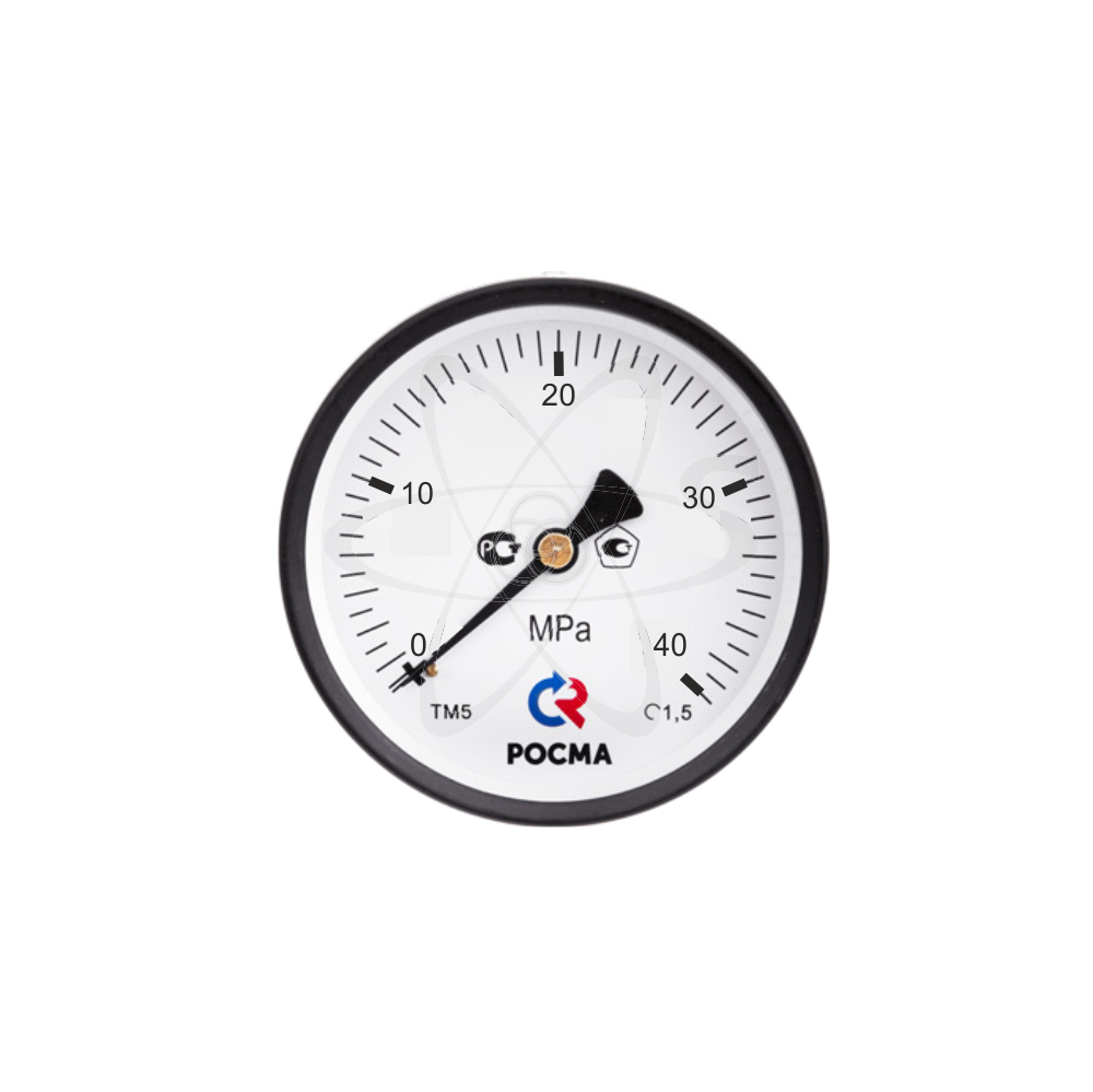 Манометр ТМ-310Т.00 (0...40 МРа) осевой М12х1.5 кл2.5