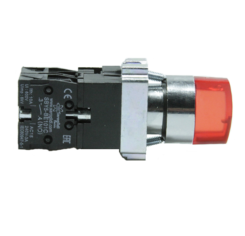 Переключатель SBY5-20X/31/R/220/LED (2NO) на 3 положения 1-0-1