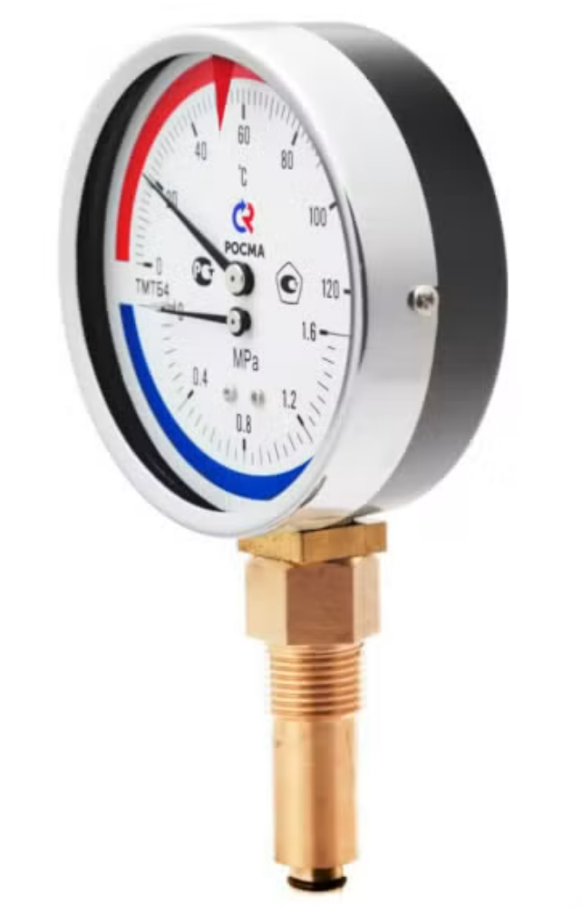 Термоманометр ТМТБ 41Р.1 (0...150С) (0...0,6МPа) G1/2 кл2.5