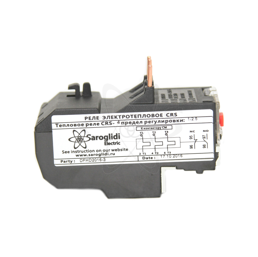 Тепловое реле CRS- 4(1.6/2.5)