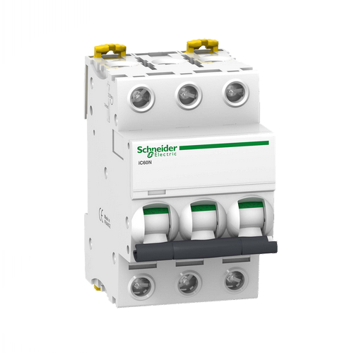 Автомат. выключатель SCHNEIDER Acti 9, 3п. 63А хар-ка С