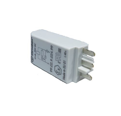 Модуль защитный Finder 99.02.9.024.99 светодиод+диод (6...24)B DC