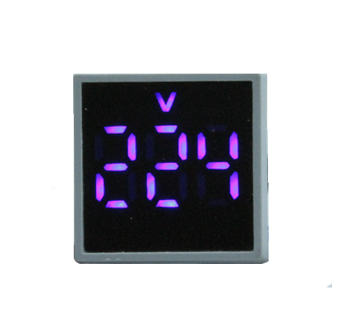 Вольтметр мини ADV-22FDV(B) синий 