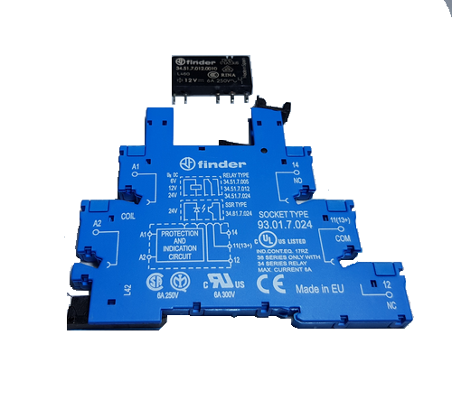 Реле интерф модуль 34.51.7.024.0010+93.01.0.24 1с.о.6A 24В AC/DC