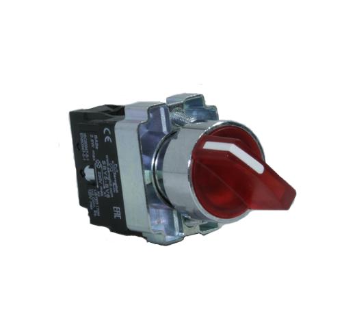 Переключатель SBY5-10X/21/R/220/LED (1NO) на 2 положения 0-1