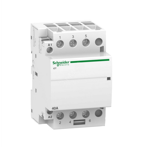 Модульный контактор iCT40A 4НО 220/240В AC
