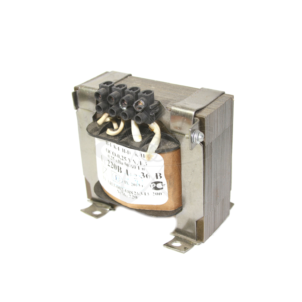 Трансформатор понижающий ОСО-0,25 кВа 220/36В