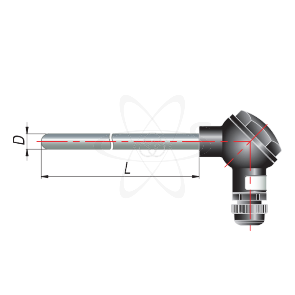 ДТС025-50М.В3.250(50М,L=250мм, d=10мм,-50+180С)