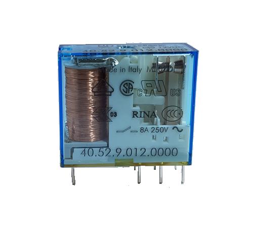 Реле Finder 40.52.9.012.0000 с 2мя перекид. конт.12B DC
