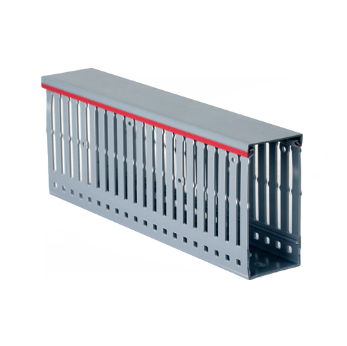 Кабель-канал перфорированный  40x80 RL6 серый шаг 4х10 мм