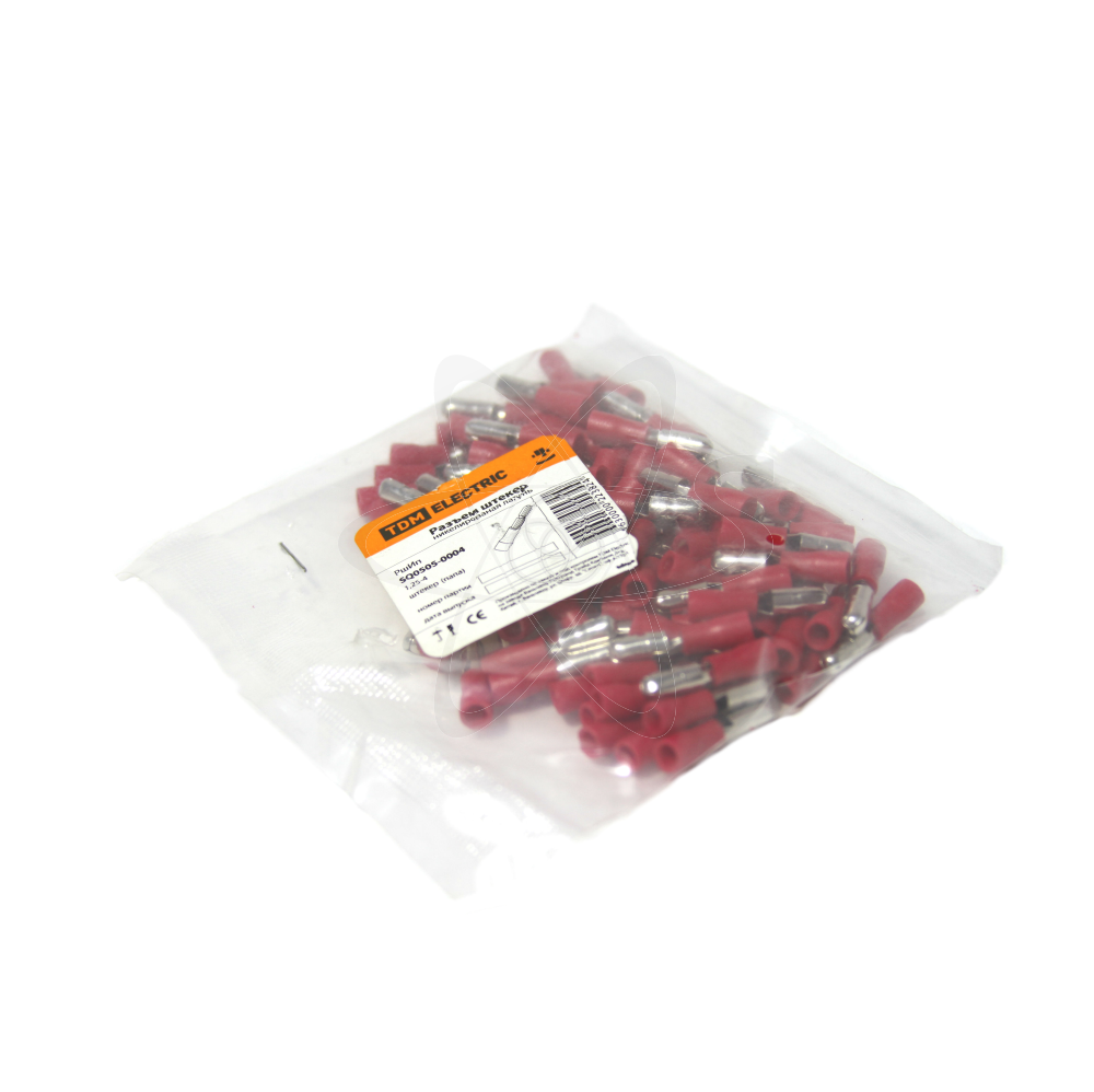 Разъем РшИп 1,25-4 штеккер(папа) 100 шт.