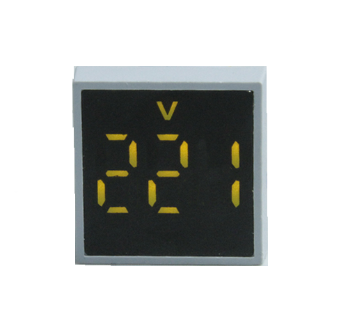 Вольтметр мини ADV-22FDV(О) оранжевый