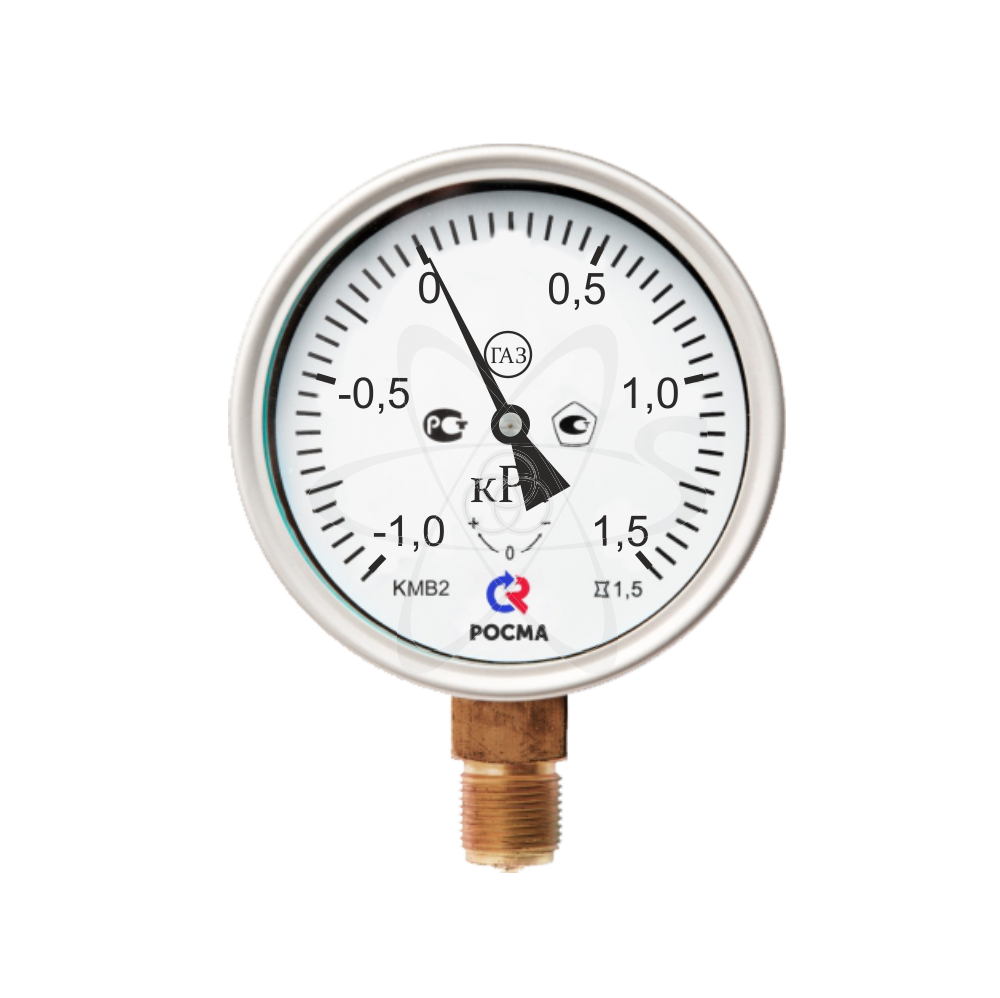 Напоромер КМВ-22Р (-1...+1,5 кРа) М20х1,5.1,5