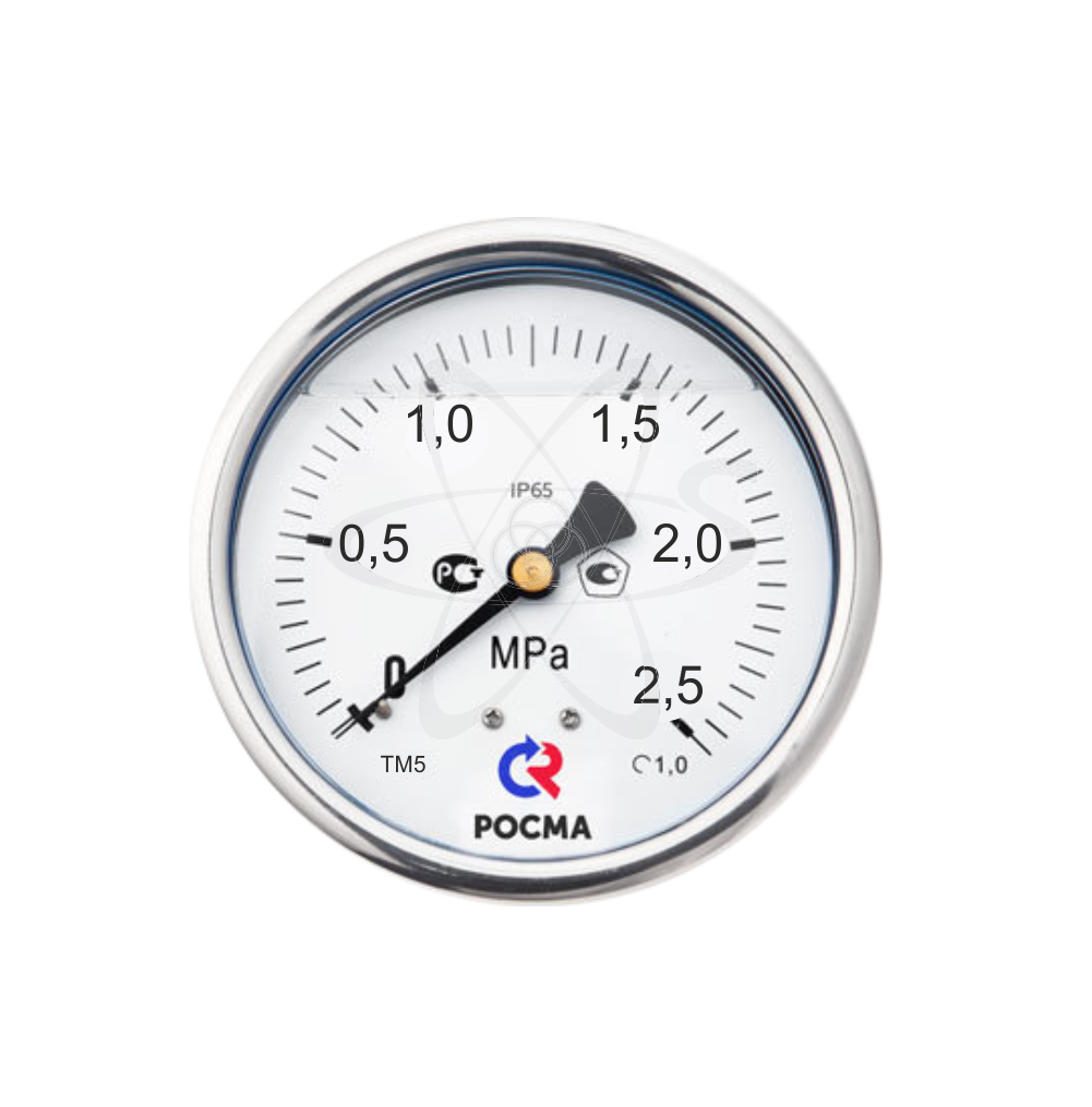 Манометр ТМ-520Т.00 (0...2,5 MPa) М20х1.5 кл1.0