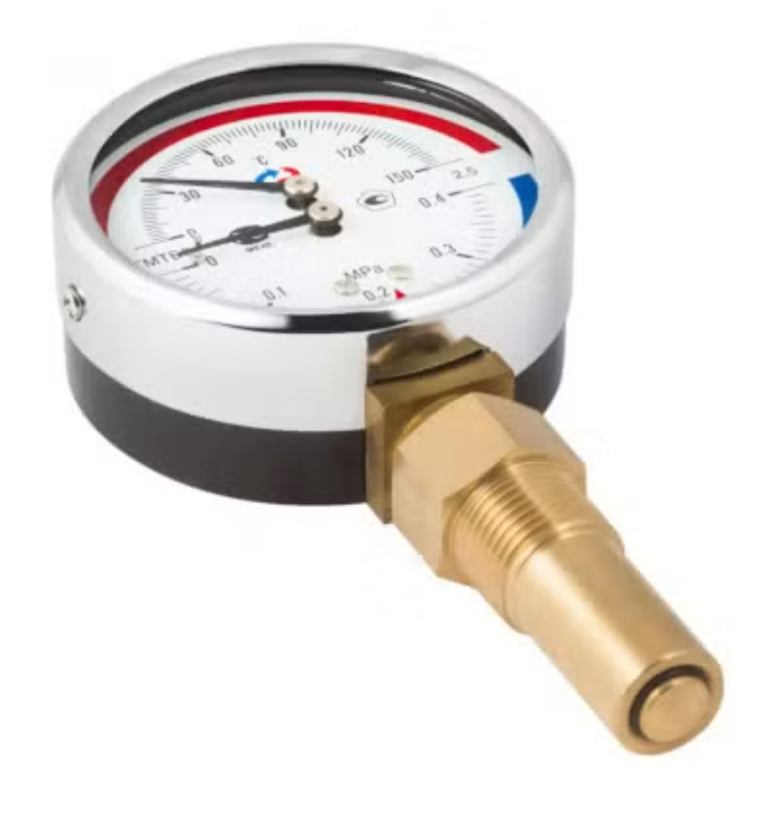 Термоманометр ТМТБ 31Р.1 (0...120С) (0...0,6МPа) G1/2 кл2.5