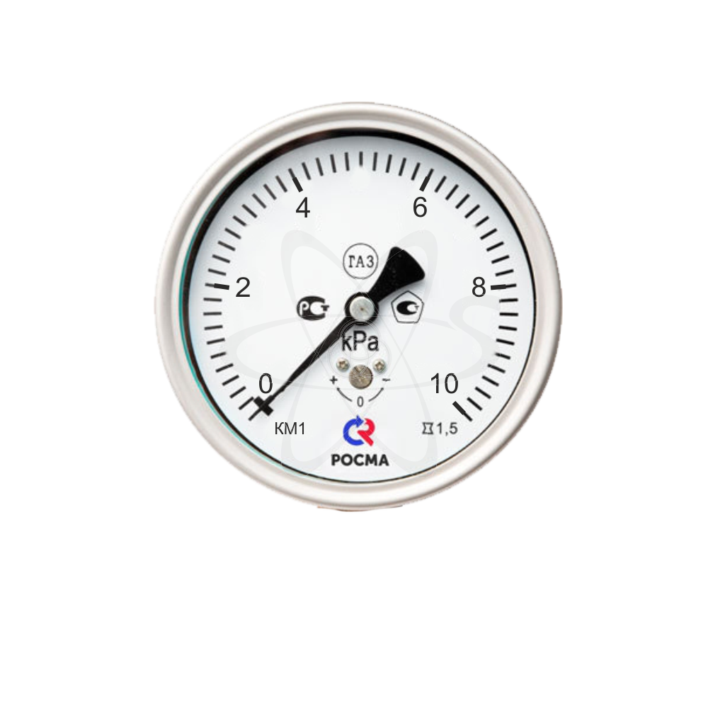 Напоромер КМ-11Т (0... 10 кРа) М12х1,5.2,5