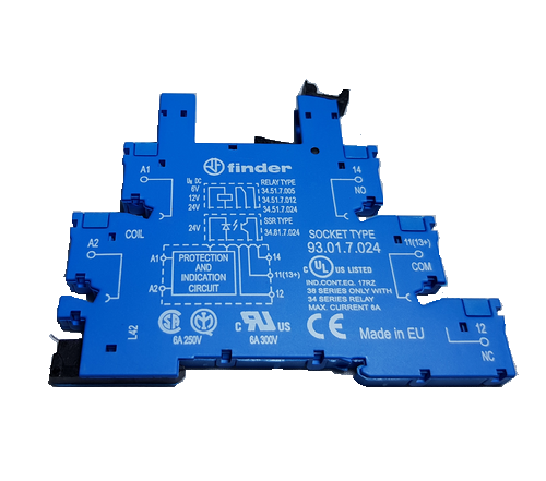 Реле интерф модуль 34.51.7.024.0010+93.01.0.24 1с.о.6A 24В AC/DC