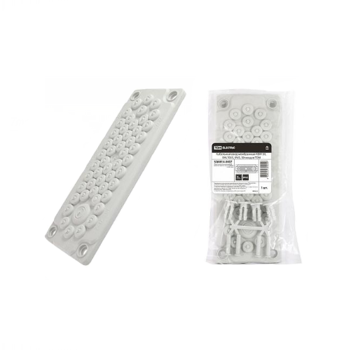 Кабельный ввод мембранный КВМ-50, ТЭП, RAL7035, IP66, 50 вводов TDM