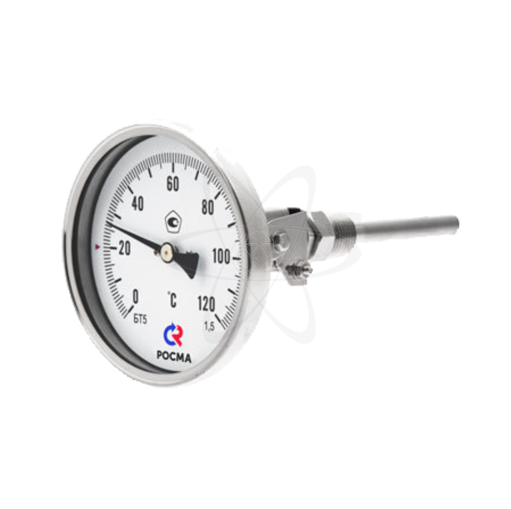 Термометр биметаллический БТ-54.220(0...200С)G1/2.100.1.5 