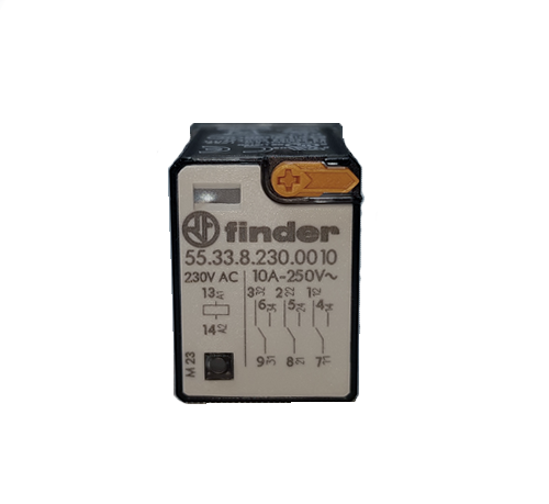 Реле Finder 55.33.8.230.0010 10А 230V 3 группы
