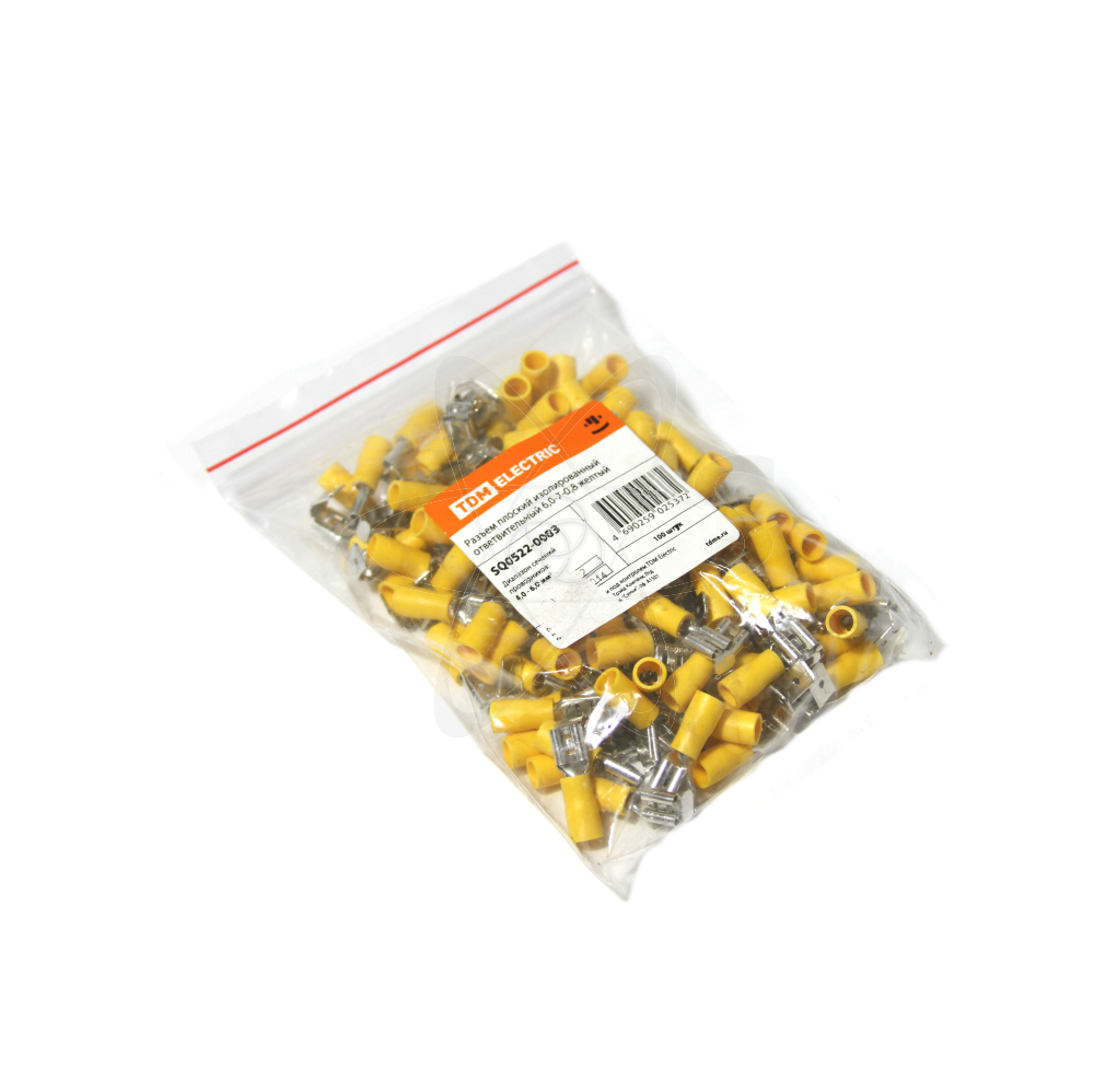 Разъём  РпИо плоский ответвительный 6-7-0,8(100шт.)