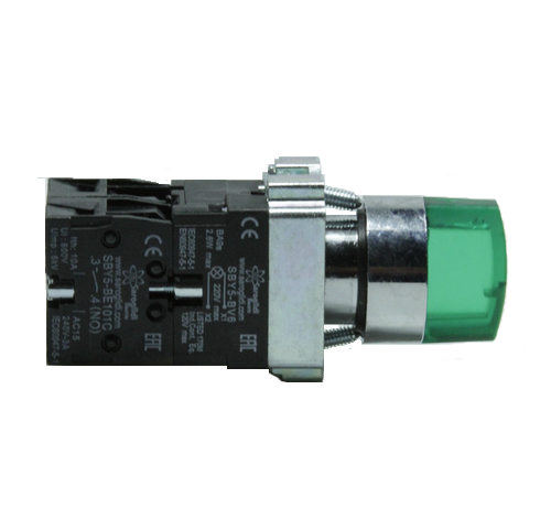 Переключатель SBY5-20X/31/G/220/LED (2NO) на 3 положения 1-0-1