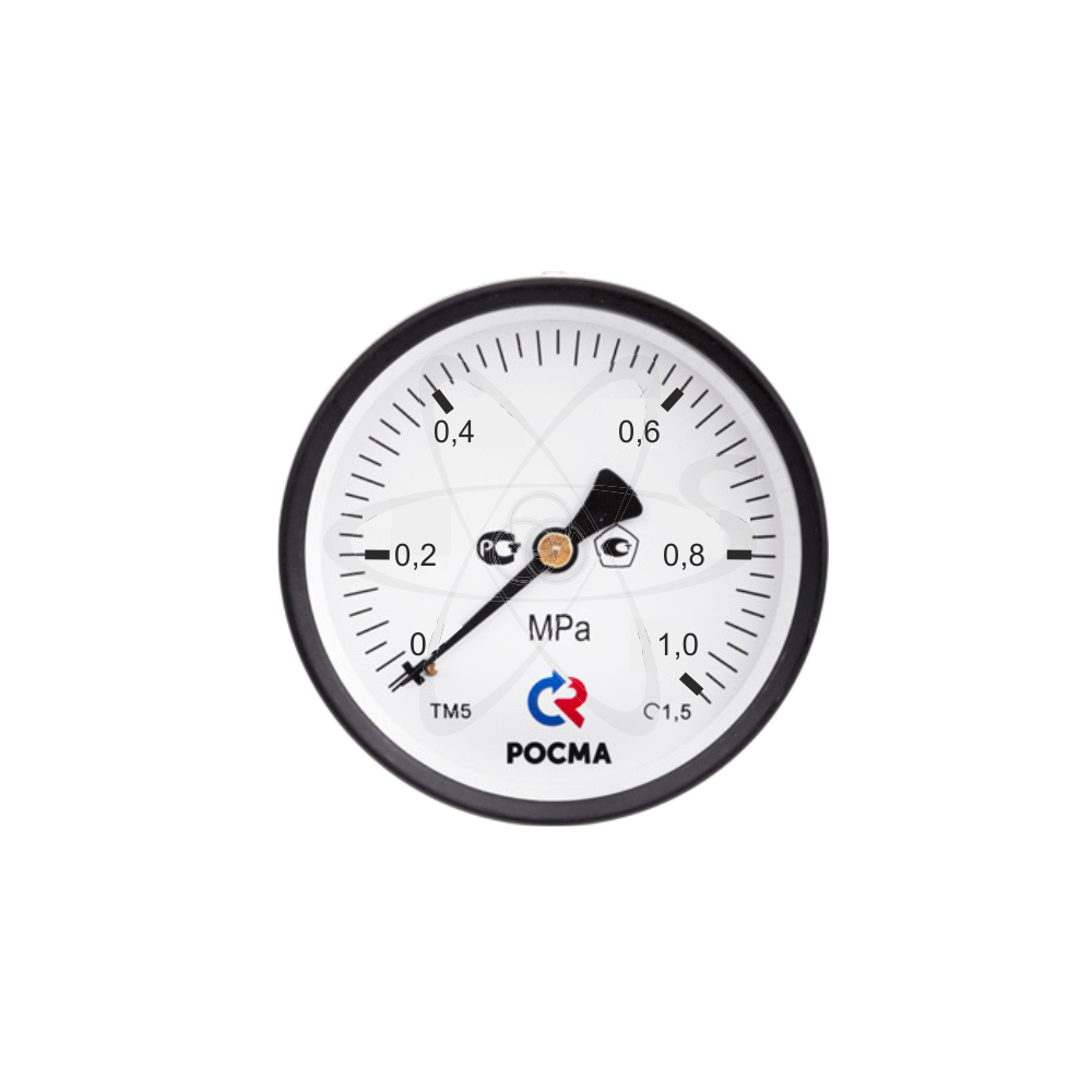 Манометр ТМ-210Т.00 (0...1,0 МРа) осевой G1/4 кл2.5