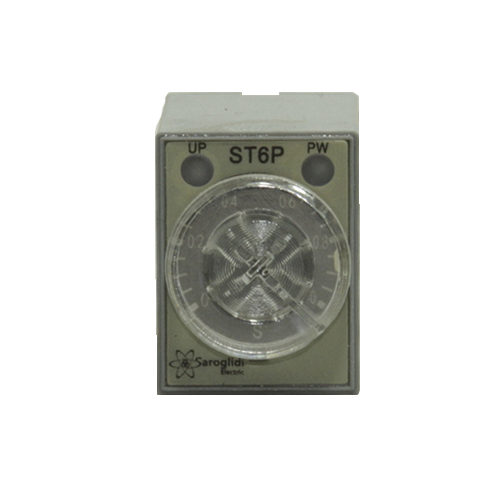 Реле времени однокомандные.ST6P- 0.5-5m АС 220V