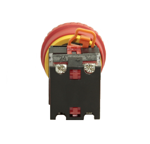 Кнопка SBSO-KA-11TS Грибок красный с фикс.и поворотн. размык 1з+1р