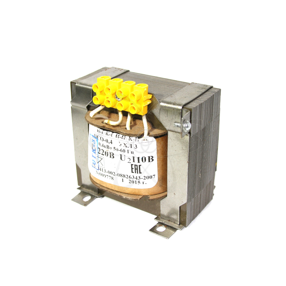 Трансформатор понижающий ОСО-0,4 кВа 220/110В
