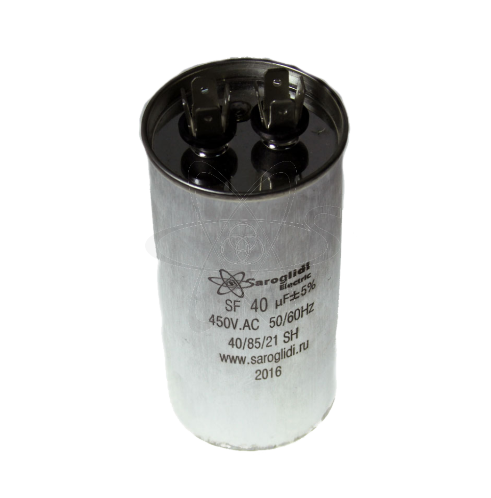 Конденсатор SF-40uF 450V AC 50/60Hz