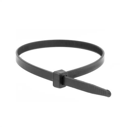 Хомут P6.6 стандартный, черный, 4,8x390