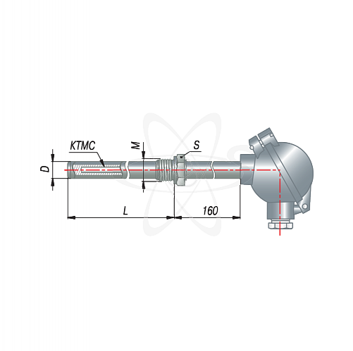 ДТПК135-0914.800.1(ТХА, L=800мм, d=20мм, -40+1200С)